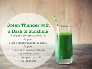 green thunder smoothie