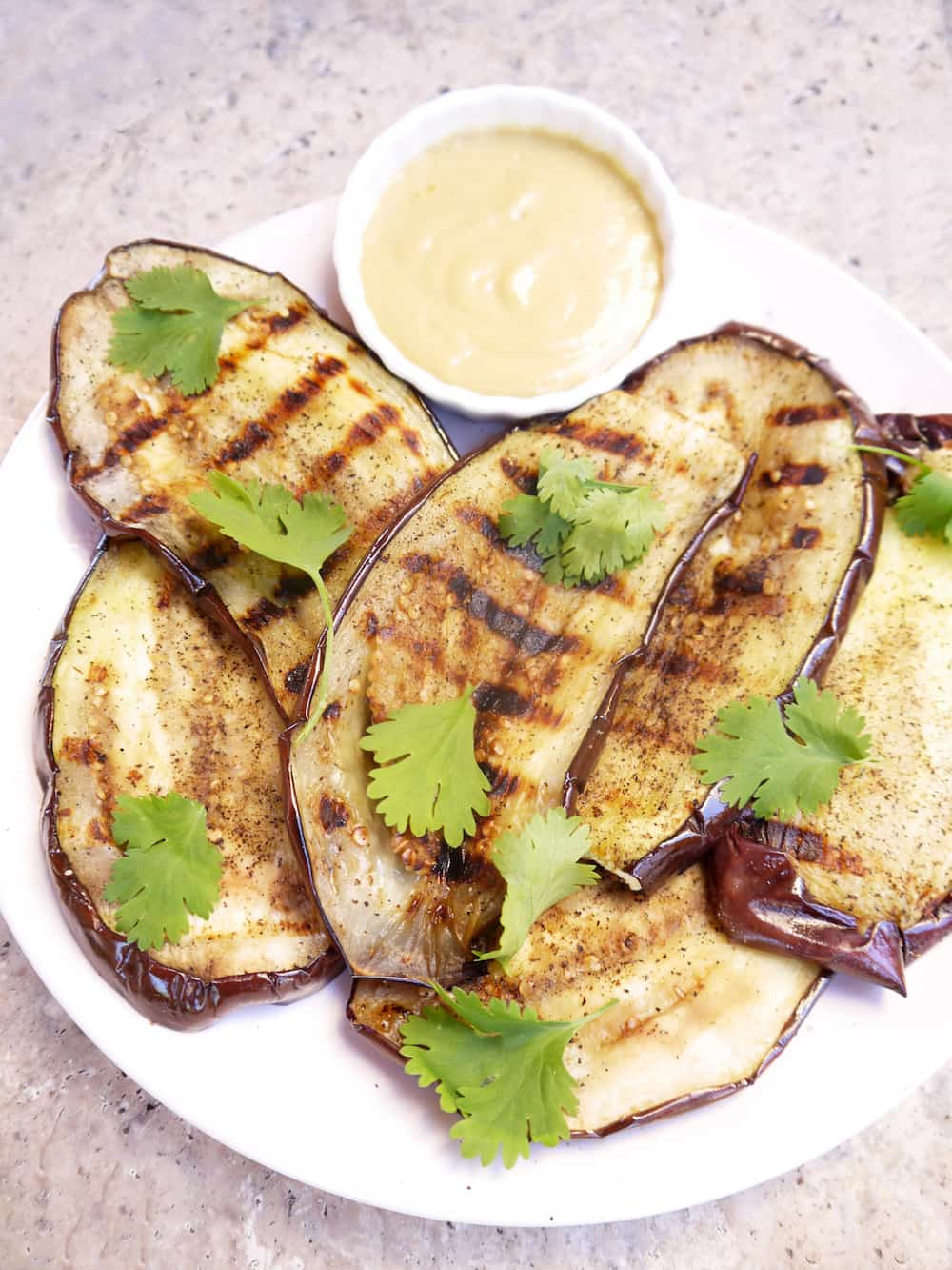 Grilled Eggplant with Honey Mustard Dressing SHANNON GARRETT, MS, RN, CNN