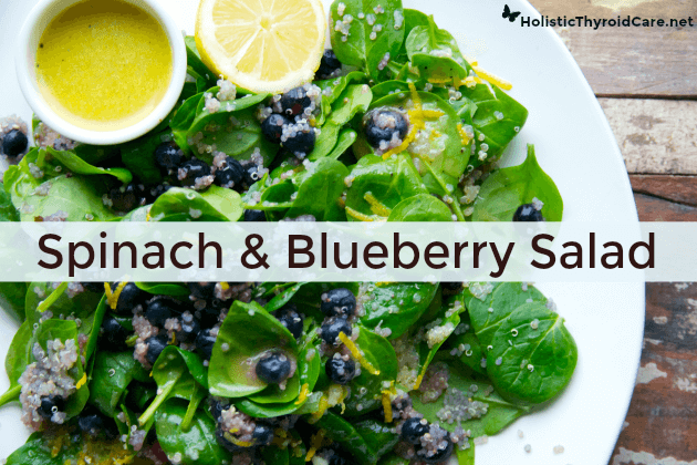 thyroid-nurse-spinach-blueberry-salad