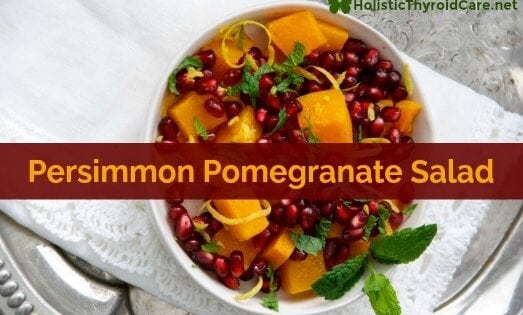 Persimmon Pomegranate Salad