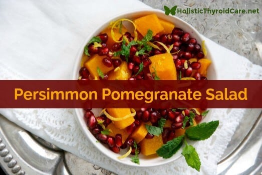 Persimmon Pomegranate Salad