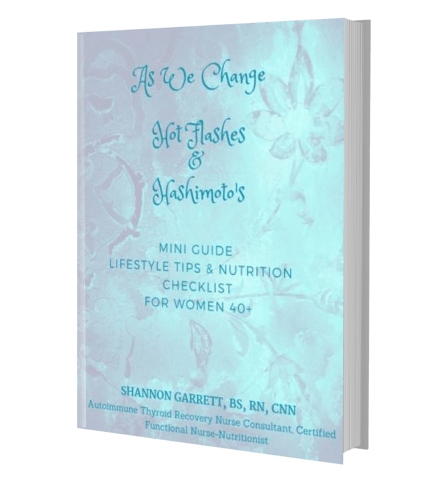 Menopause Hashimotos As We Change Book Cover menopause and hashimotos
