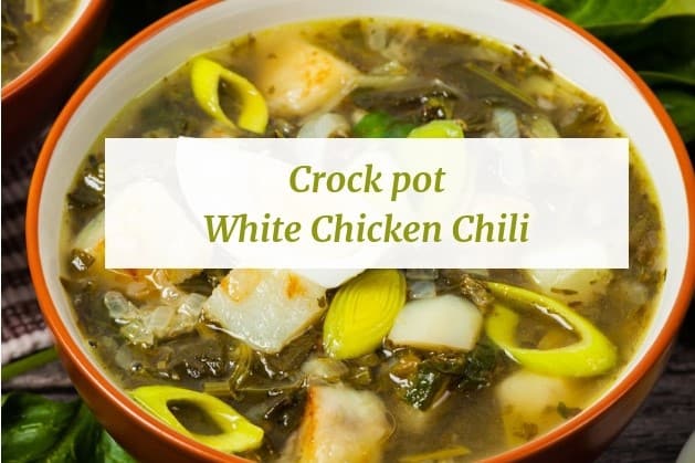 Bowl of White Chicken Chili