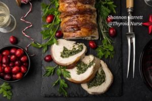 Turkey Rolls with Cranberry Sauce