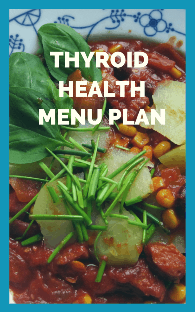 Thyroid Health Menu Plan
