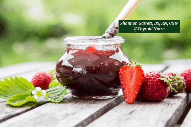 Strawberry Chia Jam in Mason Jar